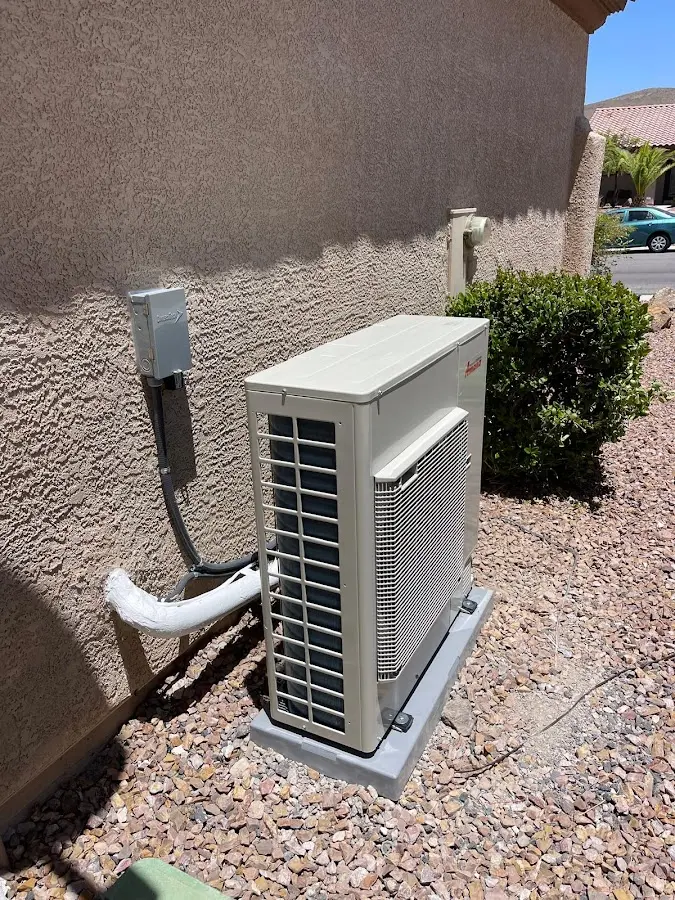 Residential air conditioning condenser unit in Ontario